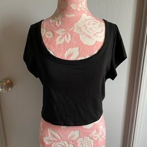 Nicki Minaj Black Crop Top